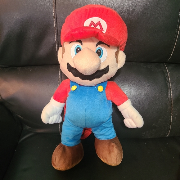 Super Mario Bro Plush Backpacks - Picture 3 of 6